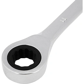 Ключ комбинированный трещоточный 11мм, CrV, зеркальн. хром REXANT 12-5806-1