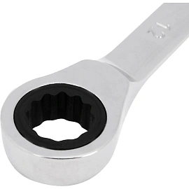 Ключ комбинированный трещоточный 12мм, CrV, зеркальн. хром REXANT 12-5807-1