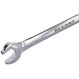 Ключ комбинированный трещоточный 14мм, CrV, зеркальн. хром REXANT 12-5809-1