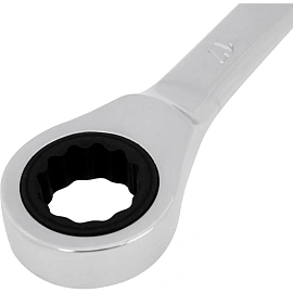 Ключ комбинированный трещоточный 17мм, CrV, зеркальн. хром REXANT 12-5812-1