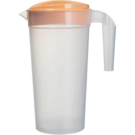 Кувшин с крышкой 1,5л (Оранжевый)