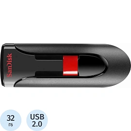 Флешка USB 2.0 32 ГБ SanDisk CZ60 Cruzer Glide (SDCZ60-032G-B35)