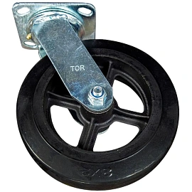 Колесо большегрузное поворотное SCd 80 200мм обрезин (N) 1024158