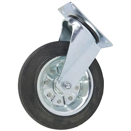 Колесо для тележки поворот усиленное резина SRC 80 200мм 1027187