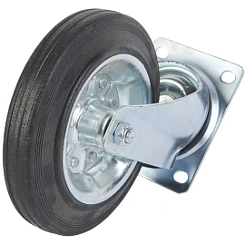 Колесо для тележки поворот усиленное резина SRC 80 200мм 1027187