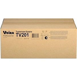 Бумага туалетная листовая Veiro Professional T3 2-слойная белая 30 пачек по 250 листов (TV201)