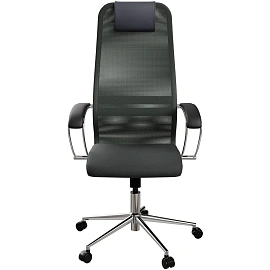 Кресло МТ_SU-B-8/подл.131/осн.009 серый/черный