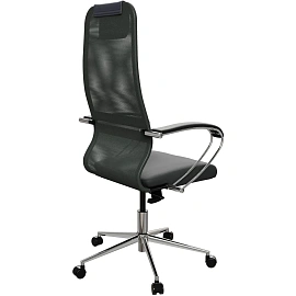 Кресло МТ_SU-B-8/подл.131/осн.009 серый/черный