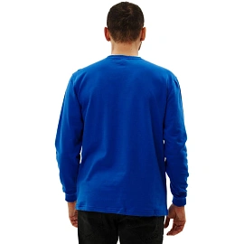 Толстовка 100% хб (240г) без капюшона, цв.васильковый, размер S