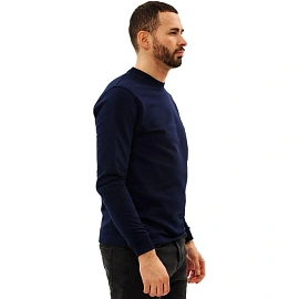 Толстовка 100% хб (240г) без капюшона, цв.темно-синий, размер XXL