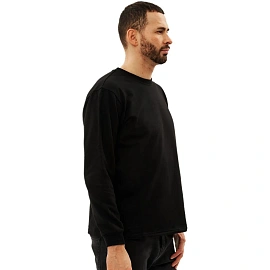 Толстовка 100% хб (240г) без капюшона, цв.черный, размер XL