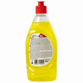 Средство для мытья посуды 450 г, BLITZ "Лимон", флип-топ, 1000022 фото Средство для мытья посуды 450 г, BLITZ "Лимон", флип-топ, 1000022