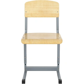 Стул ученический MET_Комус Мебель 3-5р.г.серый НОВ