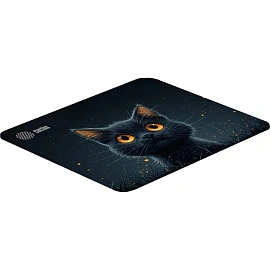 Коврик для мыши Cactus Black Cat 250x200x3мм (CS-MPC-D09S)