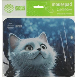 Коврик для мыши Cactus White Cat (CS-MPC-P06XS)