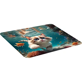 Коврик для мыши Cactus Fish Cat 300x250x3мм (CS-MPC-D15M)