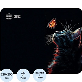 Коврик для мыши Cactus Night Cat (CS-MP-P12XS)