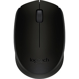 Мышь беспроводная Logitech B170 чёрная (910-004659)