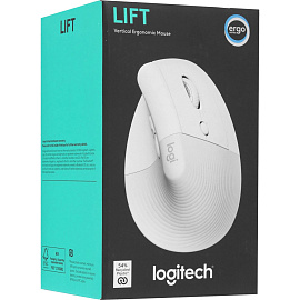 Мышь беспроводная Logitech Lift белая (910-006480)