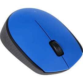 Мышь компьютерная Logitech беспров.M171 blue (USB, 1000dpi) (910-004640)