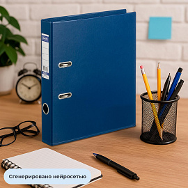 Папка-регистратор Bantex (Attache Selection) коллекция Strong 50 мм синяя ПВХ