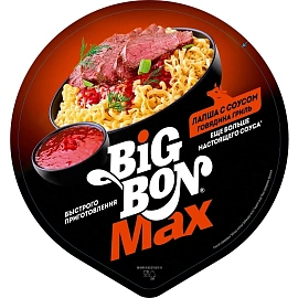 Лапша Биг Бон с соусом говядина гриль, 95гx24шт