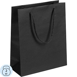 Пакет подарочный бумажный Vid M, черный 20971.30