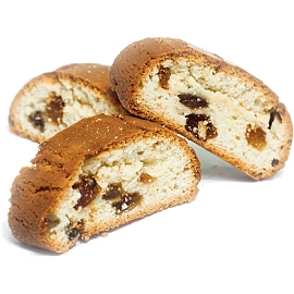 Печенье Итальянское Хлебный Спас сдобное с апельсиновым вкус и изюмом, 230г