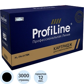 Тонер-картридж Profiline TN-217BK PL-TN-217BK для Brother чёрный совместимый