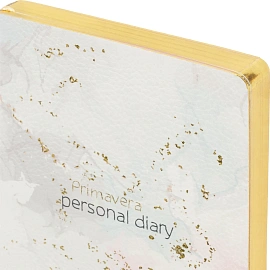 Ежедневник недатированный Bruno Visconti Primavera искусственная кожа А5 128 листов с рисунком (золотистый обрез, 3-743/12)