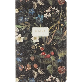 Ежедневник недатированный Bruno Visconti Лесные ягоды искусственная кожа А5 128 листов с рисунком (золотистый обрез, 3-743/17)