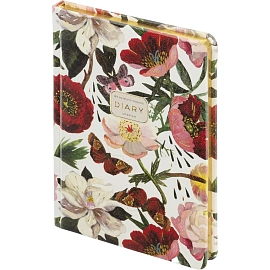 Ежедневник недатированный А5+ FLORA.Пионы 3-744/08