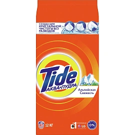 Порошок стиральный Tide Альпийская свежесть Автомат 80 стирок 12кг