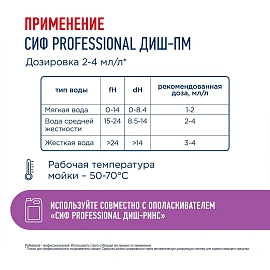 Средство для посудомоечных и таромоечных машин Сиф Professional 5л