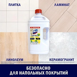 Средство для мытья пола Доместос Лимон и мята 2,5л