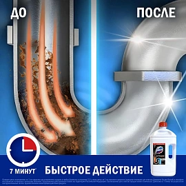 Средство для прочистки труб Доместос  Антизасор 2,5л