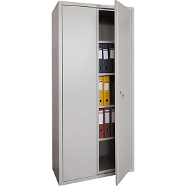 Шкаф металлический (архивный) для документов Практик AM 1891 (серый, 915x458x1830 мм)