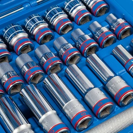 Набор инструментов 153 пр, универс,+ фонарь налоб. KING TONY P7553MR03