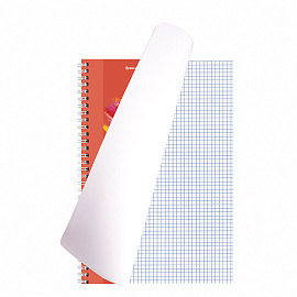 Тетрадь А4, 120 л., BRAUBERG гребень, клетка, обложка картон, "Vision", 404070