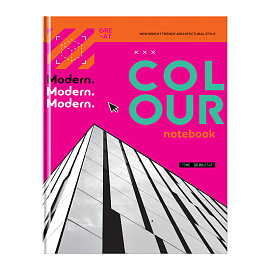 Бизнес-блокнот А5, 120л., евроформат, BG "Colour", глянцевая ламинация фото Бизнес-блокнот А5, 120л., евроформат, BG "Colour", глянцевая ламинация