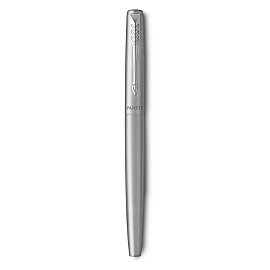 Ручка перьевая Jotter FP Stainless steel CT цвет чернил синий, цвет корпуса серебристый (артикул производителя 2030946)