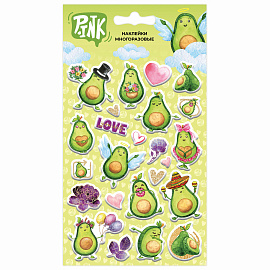 Наклейки объемные АССОРТИ, 11х20 см, PY
