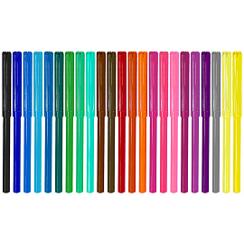 Фломастеры ArtSpace "Кот-сластена", 24цв., смываемые, картон, европодвес фото Фломастеры ArtSpace "Кот-сластена", 24цв., смываемые, картон, европодвес