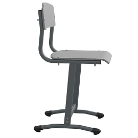 Стул ученический MET Универсал 6 р.г. фанера серый 7047/серый