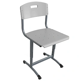 Стул ученический MET Универсал 3-5р.г. ПФ серый 7040/серый