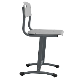 Стул ученический MET Универсал 6 р.г. ПФ серый 7040/серый