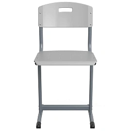 Стул ученический MET Универсал 6 р.г. ПФ серый 7040/серый