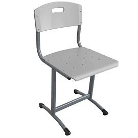 Стул ученический MET Универсал 7 р.г. ПФ серый 7040/серый