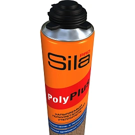 Утеплитель полиуретановый напыляемый Sila Pro Polyplus 850 мл (SPPOLS)