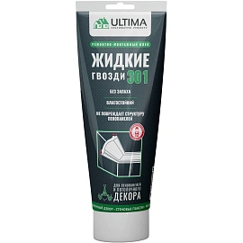 Клей Ultima универсальный 200 мл акриловый морозостойкий без запаха белый (ADHES30120)